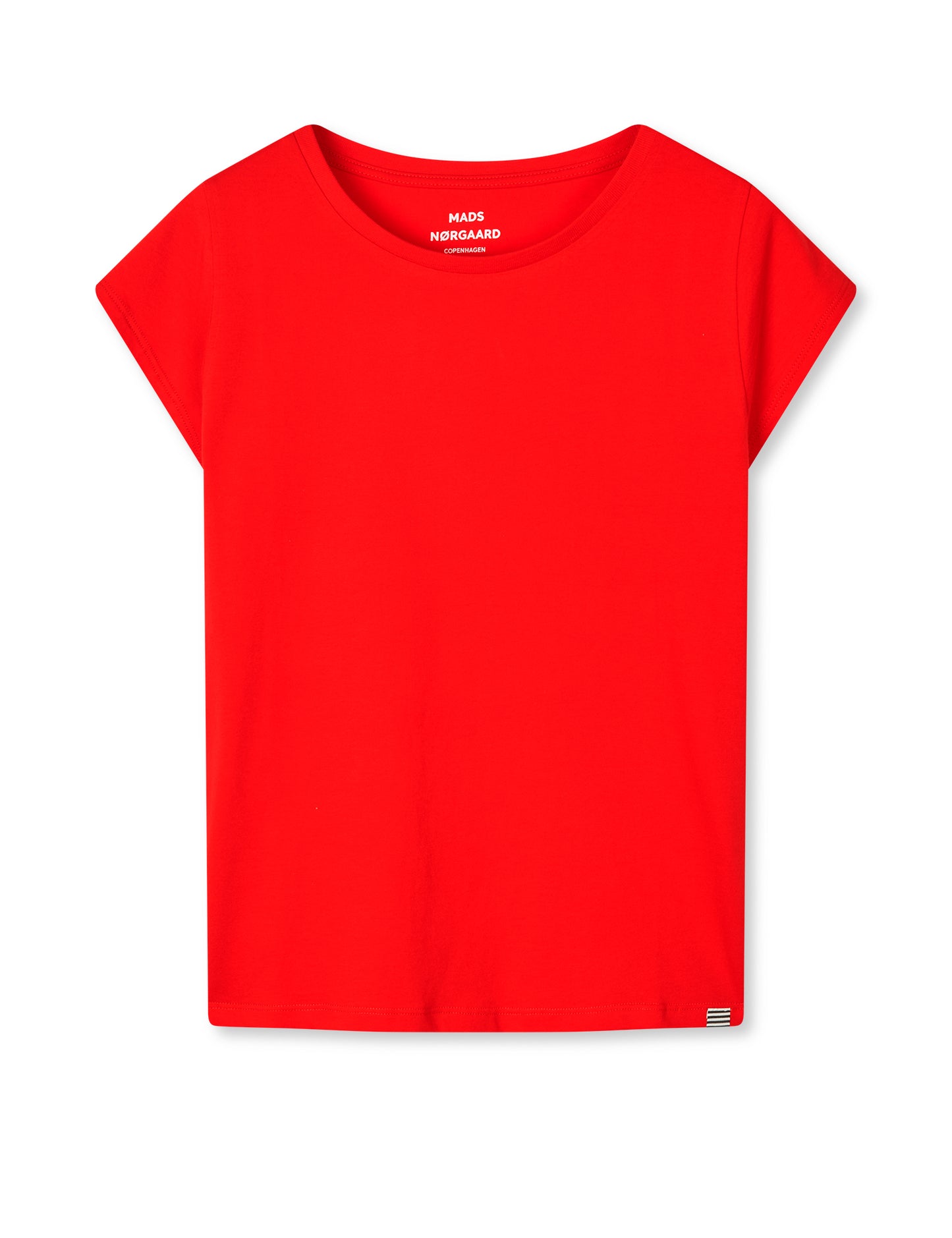 Organic Jersey Teasy Tee FAV, Fiery Red