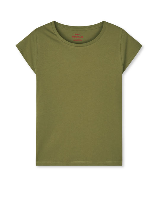 Organic Jersey Teasy Tee FAV, Martini Olive