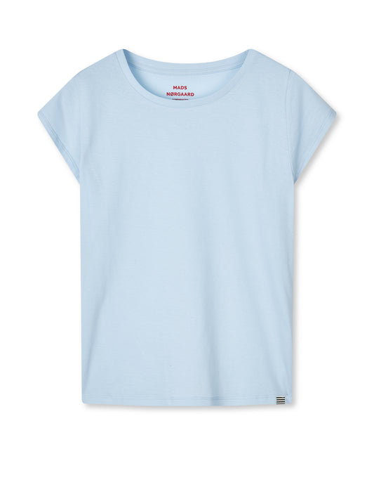 Organic Jersey Teasy Tee FAV, Cashmere Blue