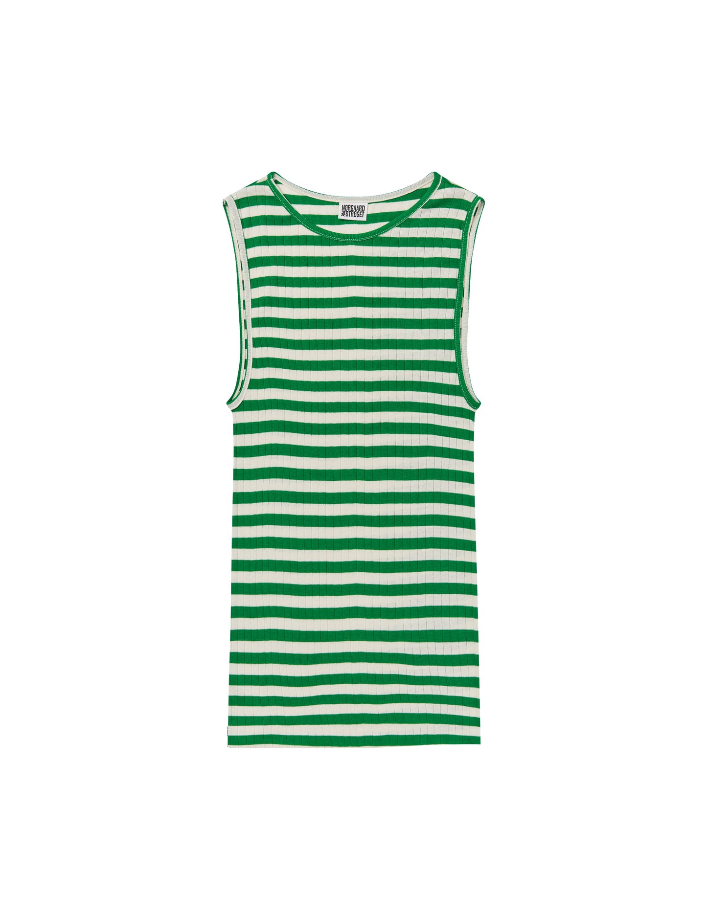 NPS Tank Top Broadway, Green/Ecru