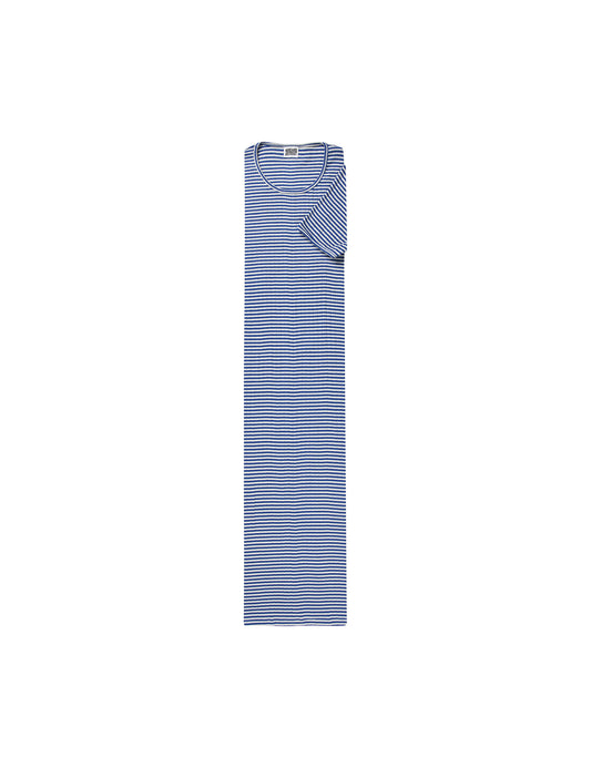 NPS John Dress Short Sleeve Fine Stripe, Klein/Ecru