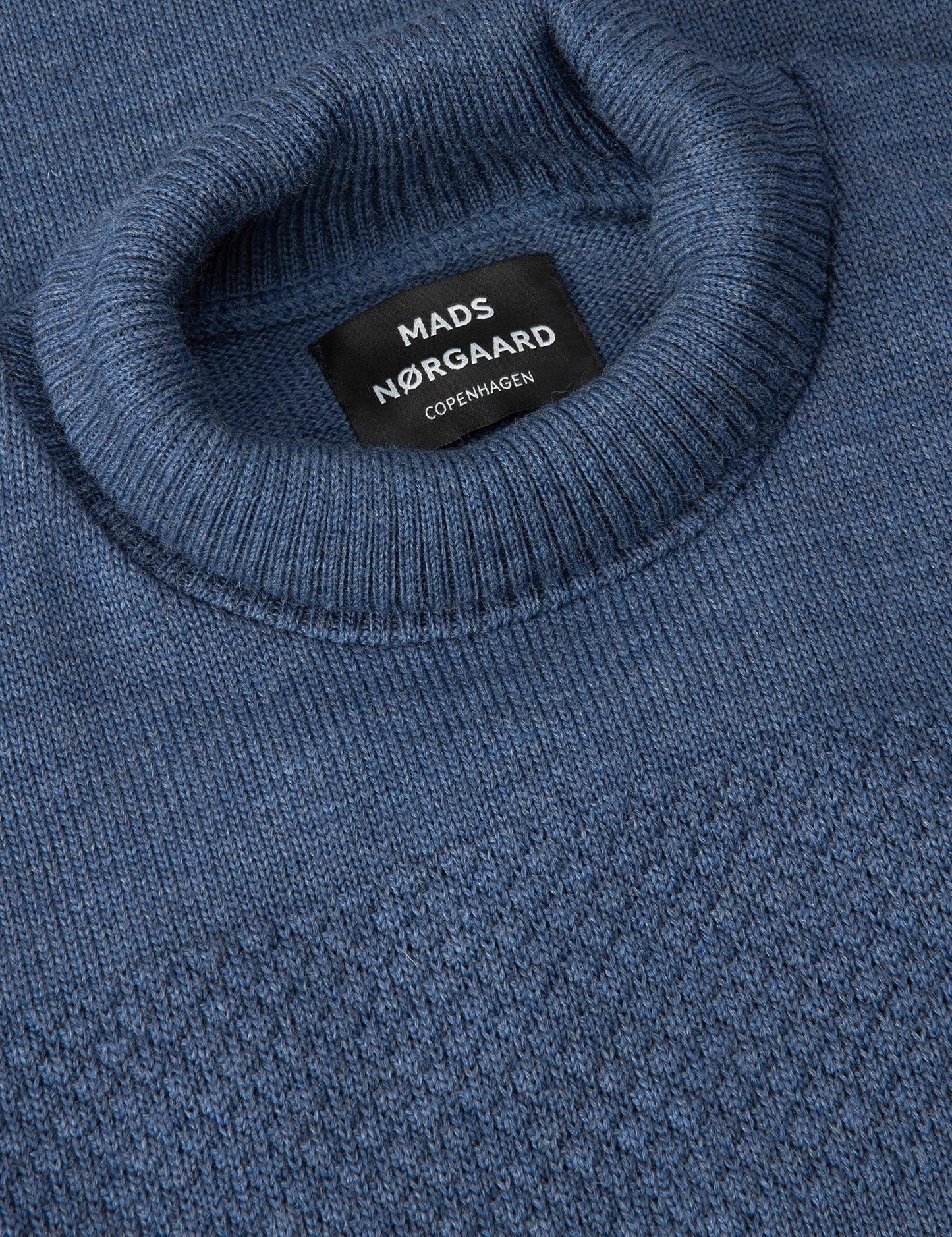 Wool Klemens Knit,  Blue Melange