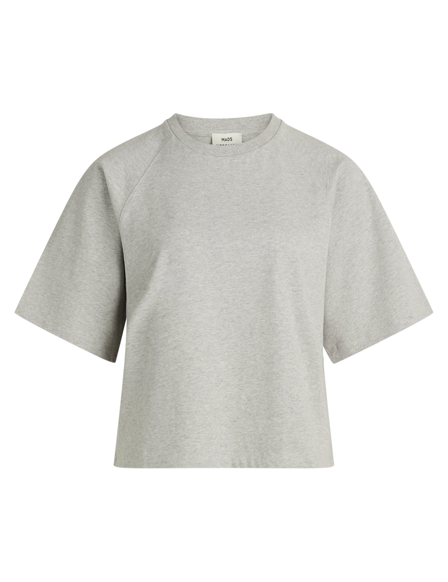 Heavy Single Trista Tee, Light Grey Melange