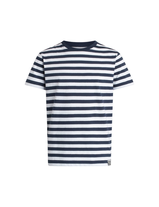 Organic Midi Thorlino Tee FAV,  Navy/White