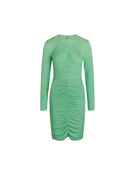 Flex Crepe Vulcan Dress,  Light Grass Green