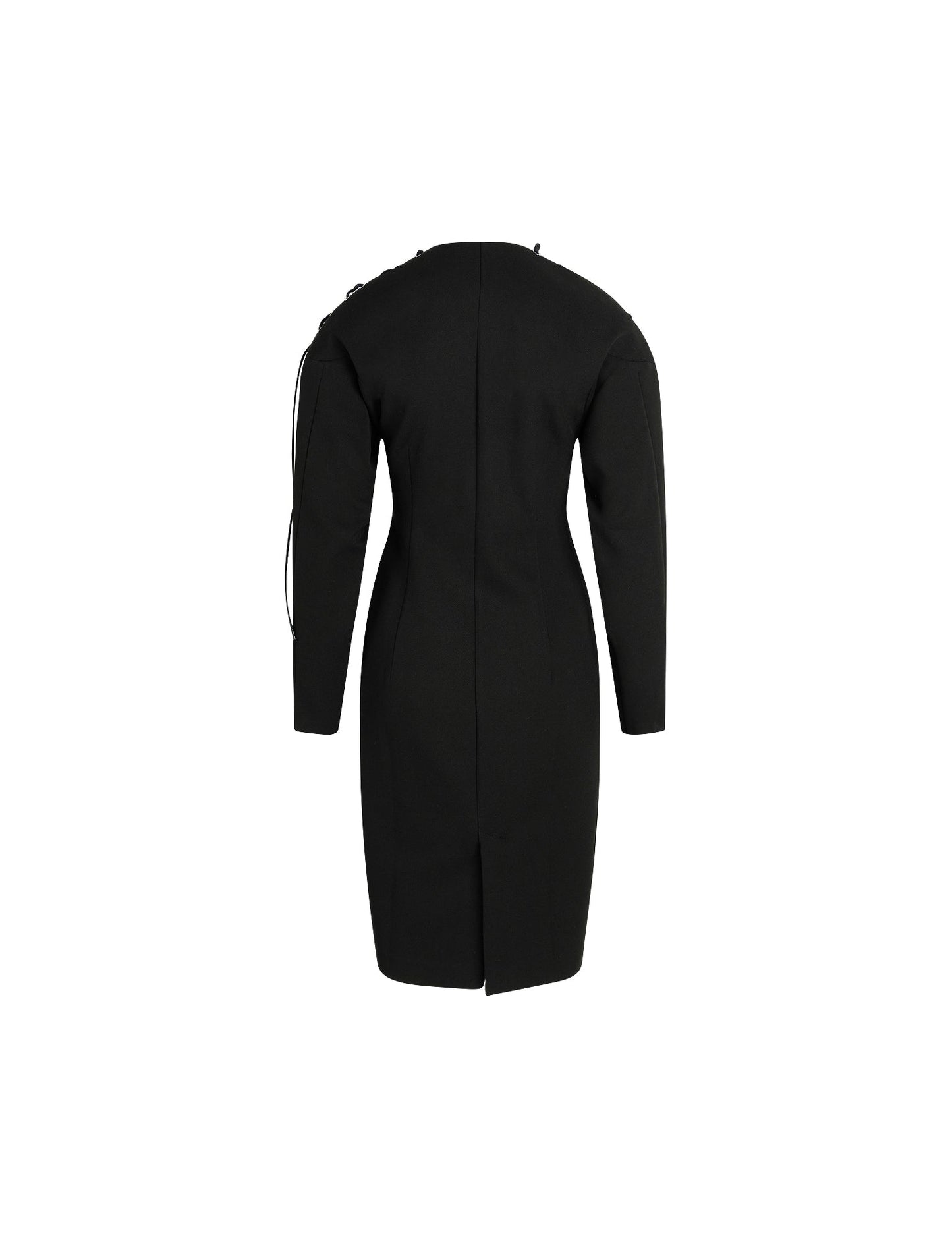 Soft Suiting Pyrmont Dress, Black