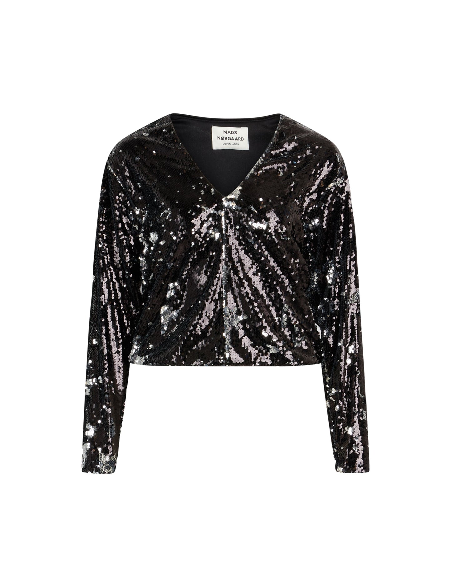 Neo Sequins Fulda Top,  Black/Silver