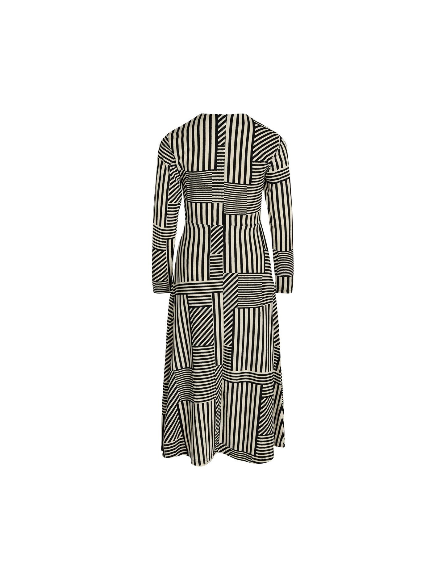 Pollux Beatriz Dress AOP,  Stripe Play AOP/Black