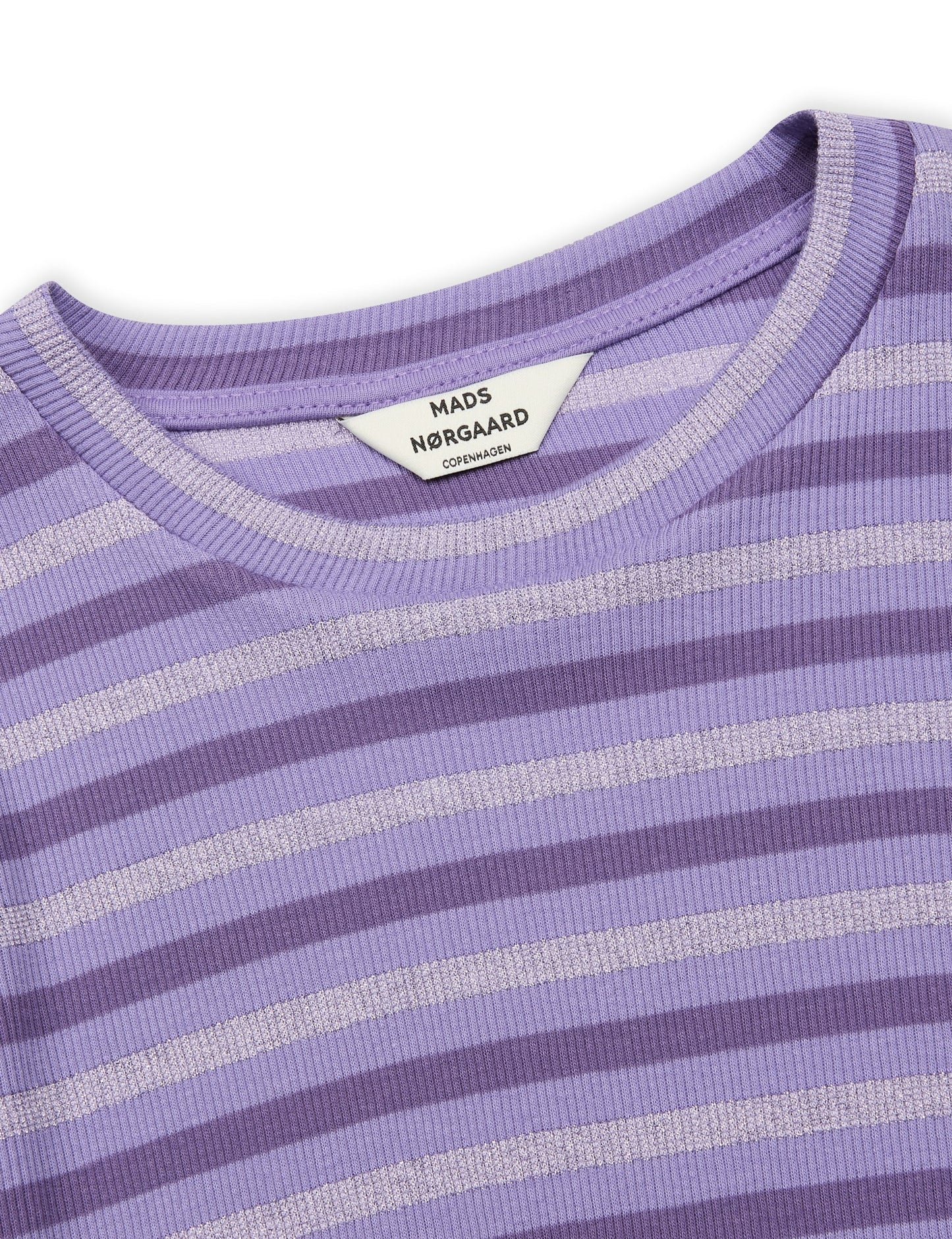 2x2 Lurex Stripe Tira Top,  2x2 Stripe/Paisley Purple