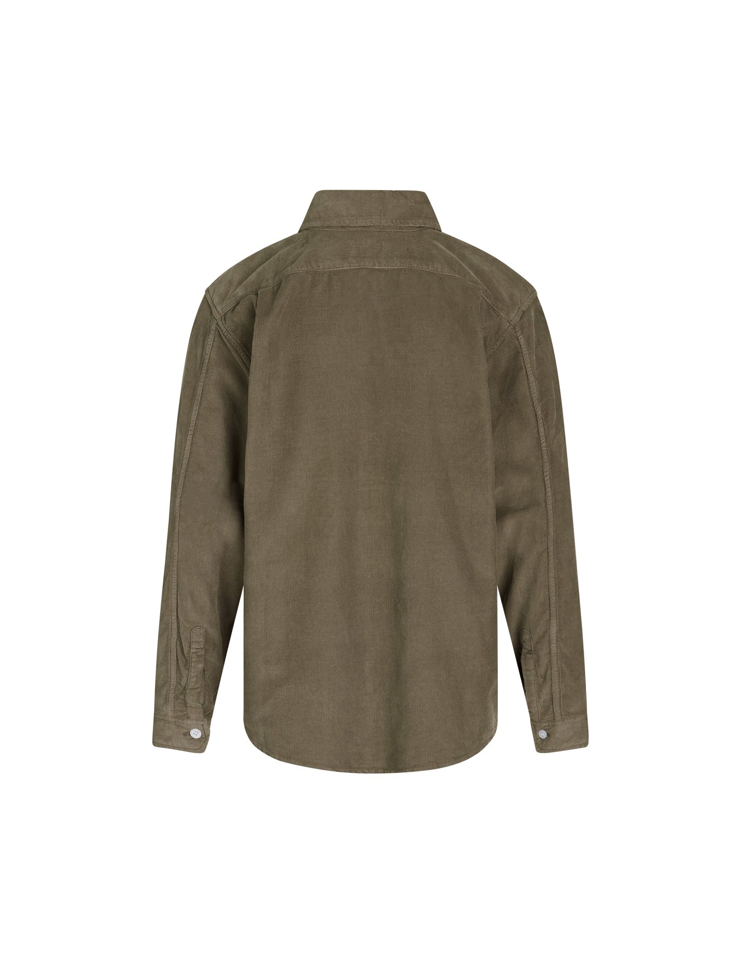 Organic Cord Svano Shirt, Dusky Green