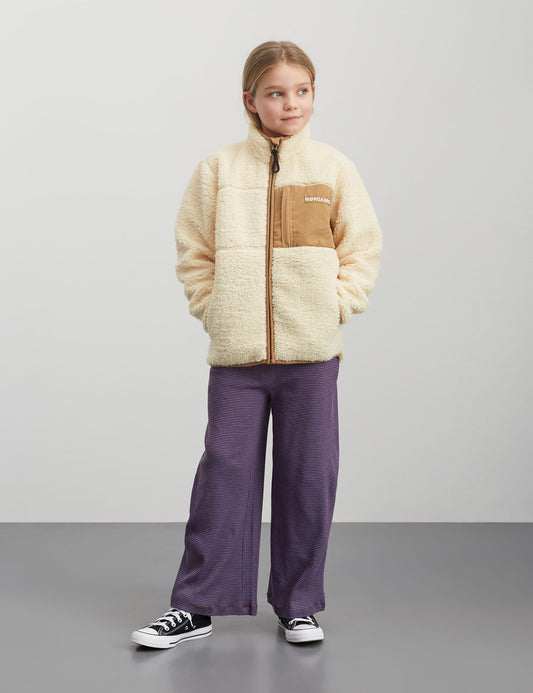 Teddy Fleece Jeffo Jacket, Vanilla Custard