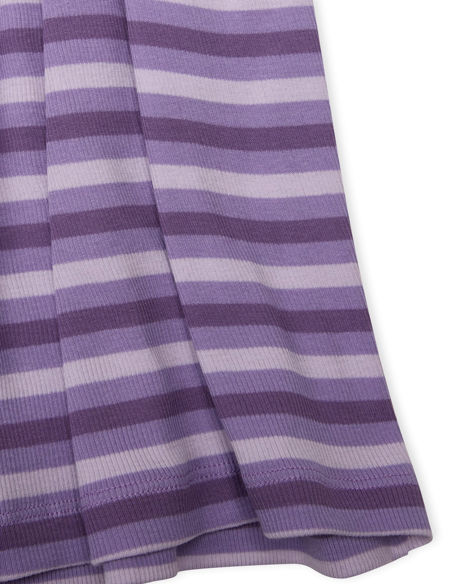 2x2 Cotton Stripe Daisina Dress, 2x2 Stripe/Paisley Purple