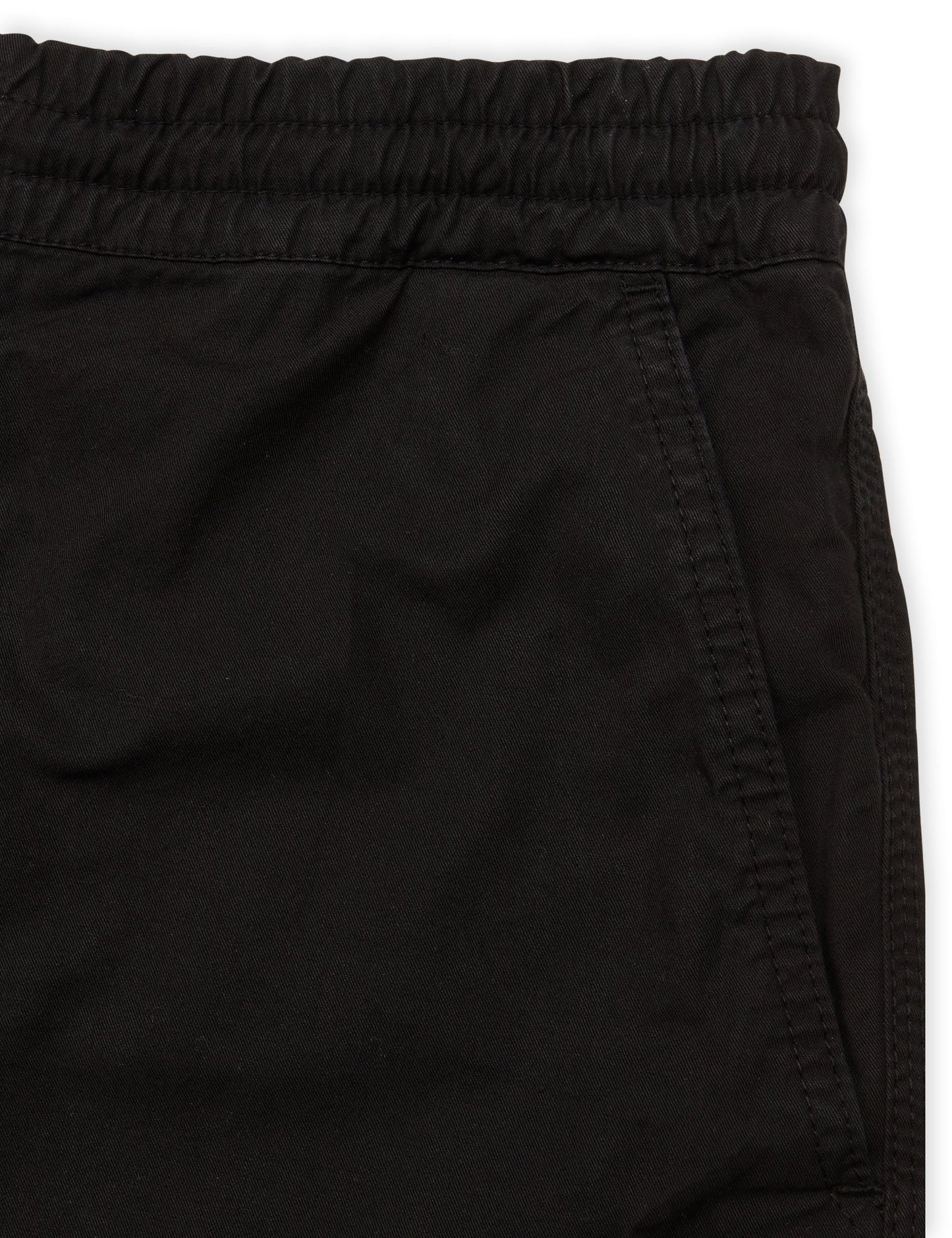 Fine Twill  Hektor Shorts,  Black