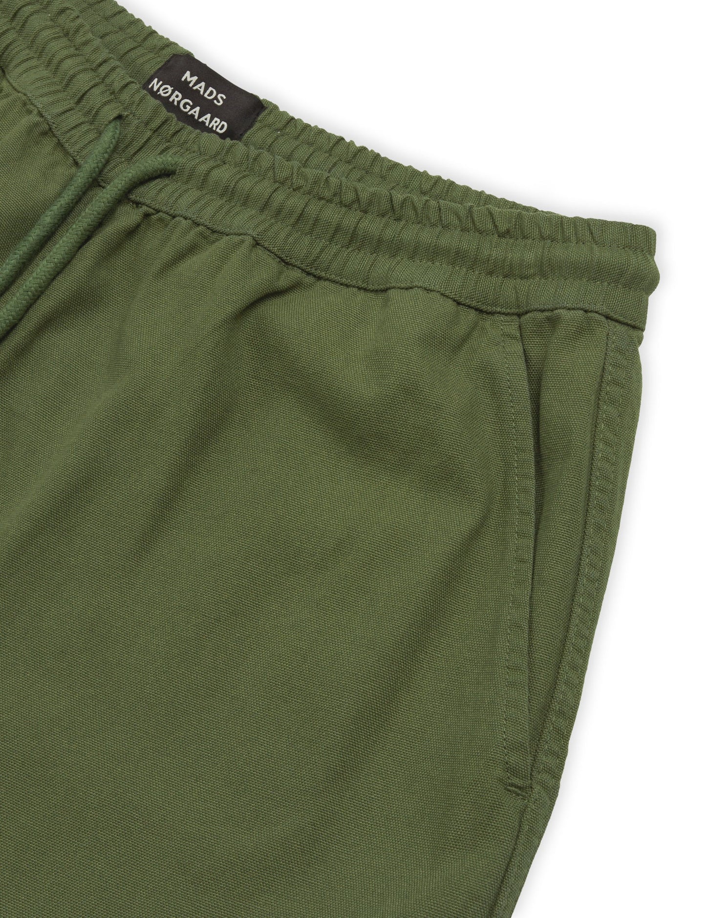 Dyed Canvas Beach Shorts,  Olivine