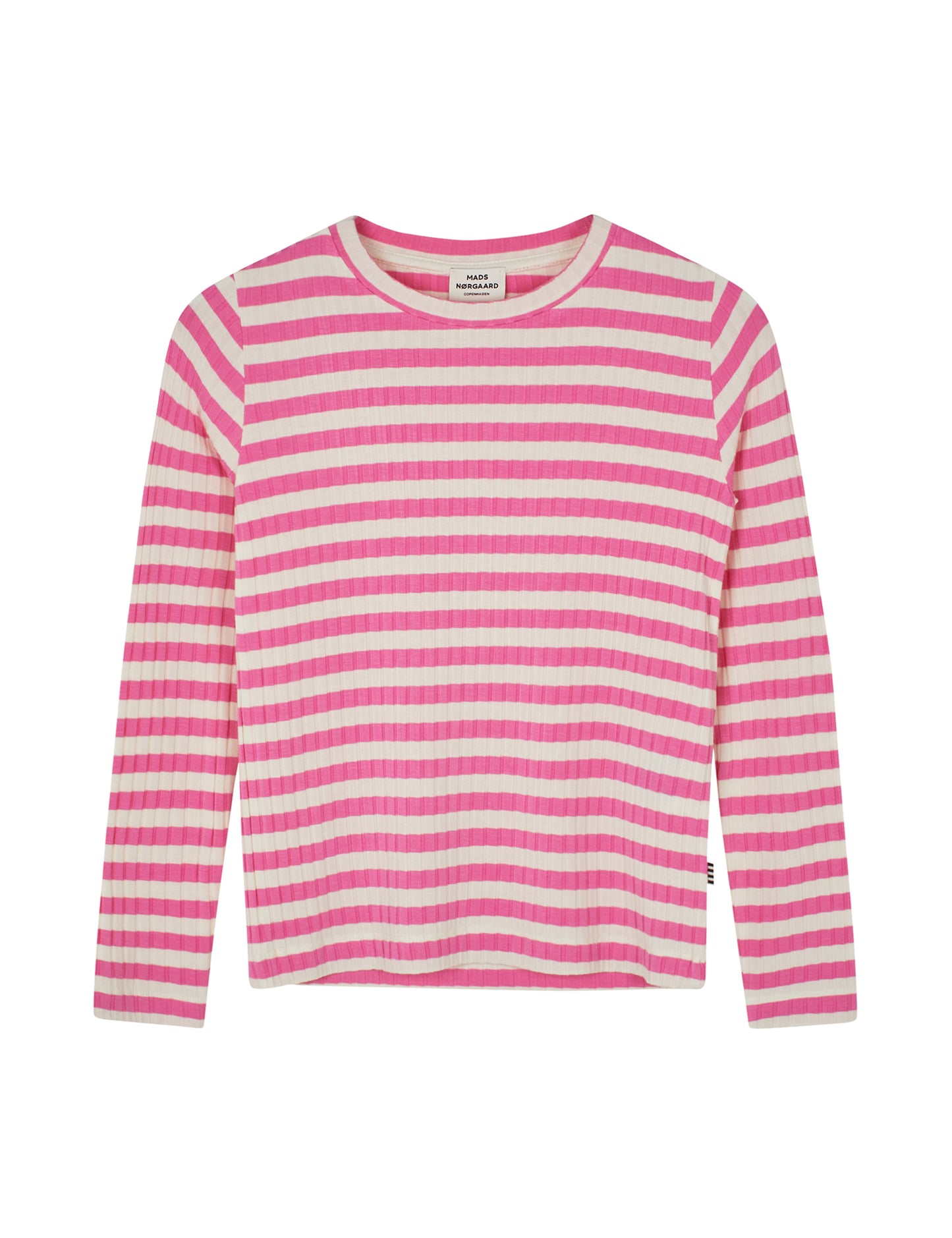 5x5 Classic Stripe Talika Top, Carmine Rose/ Vanilla Ice