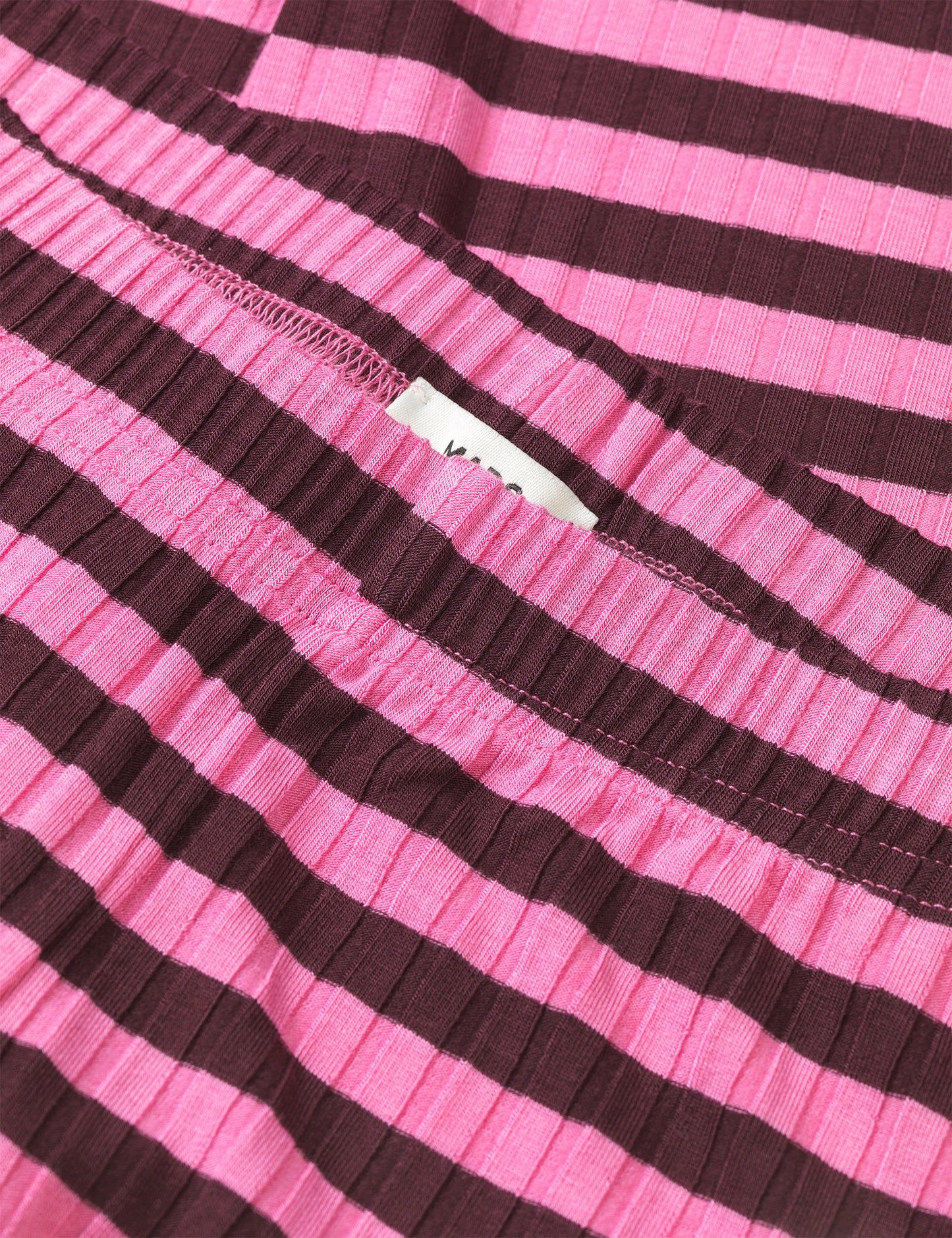 5x5 Classic Stripe Lala Leggings, Plum Perfect/Carmine Rose