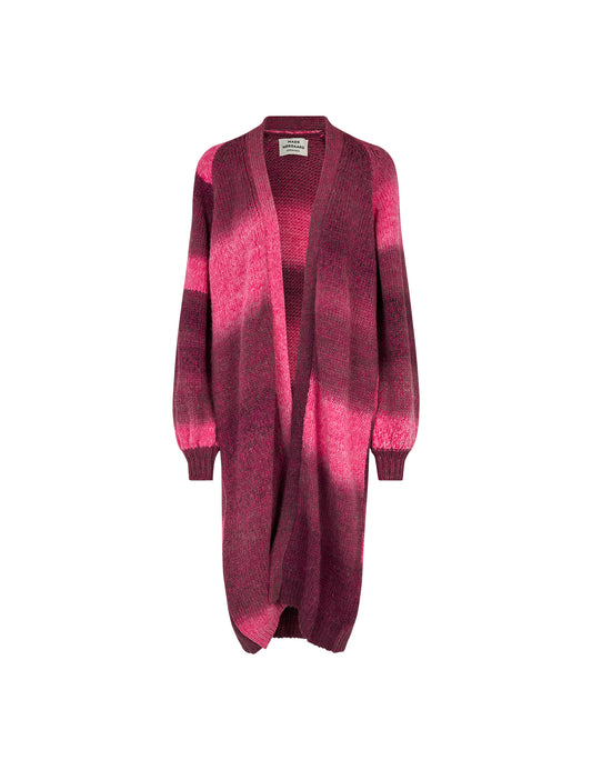 Shaded Kin Cardigan, Pink Glo Melange