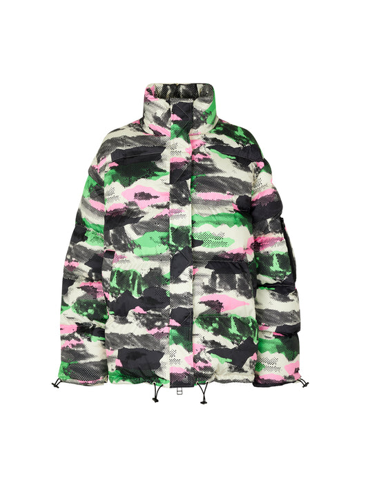 Recycle Jenkis Jacket AOP, Mesh Camo AOP