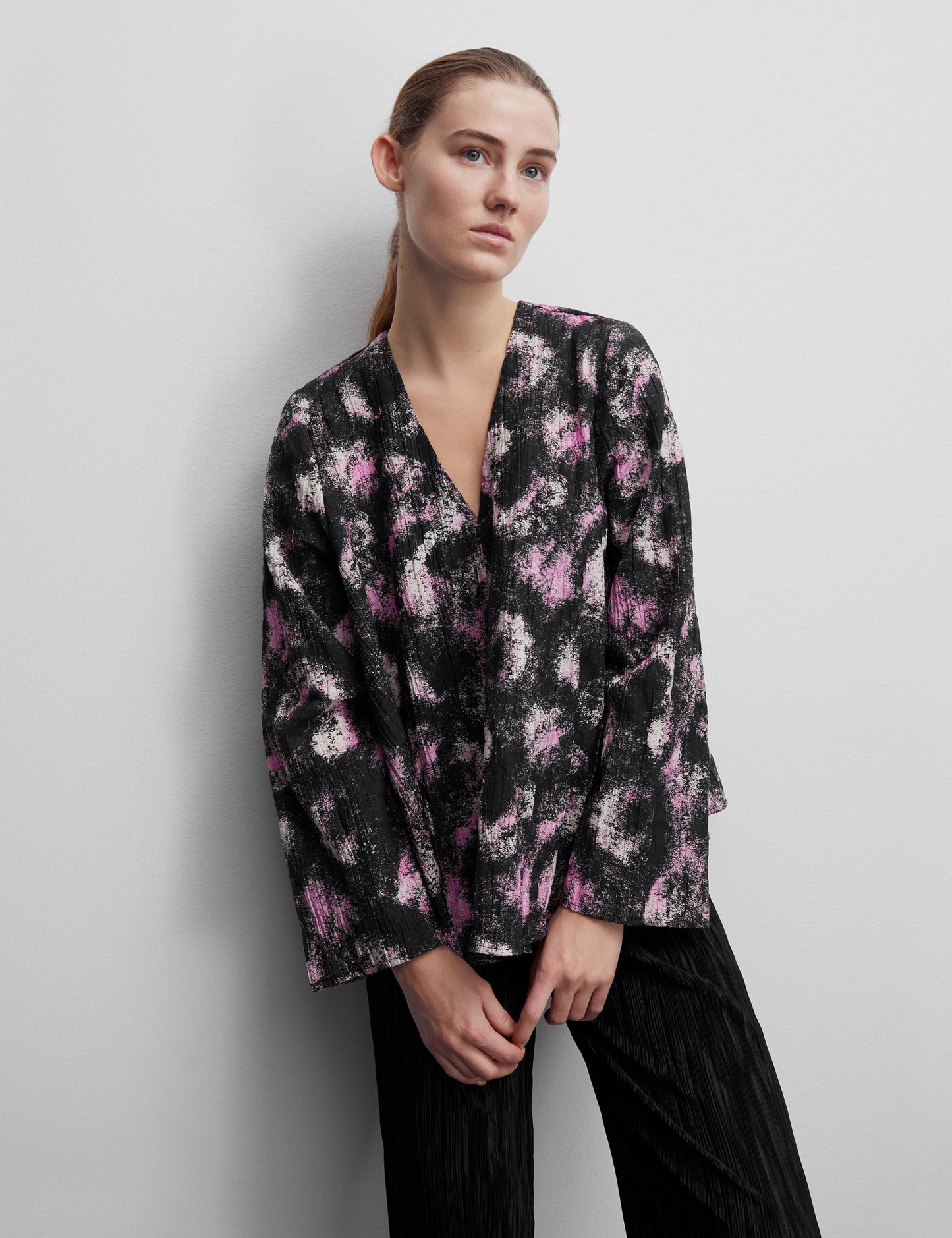 Chakra Berry Top AOP, Spray AOP/Begonia Pink