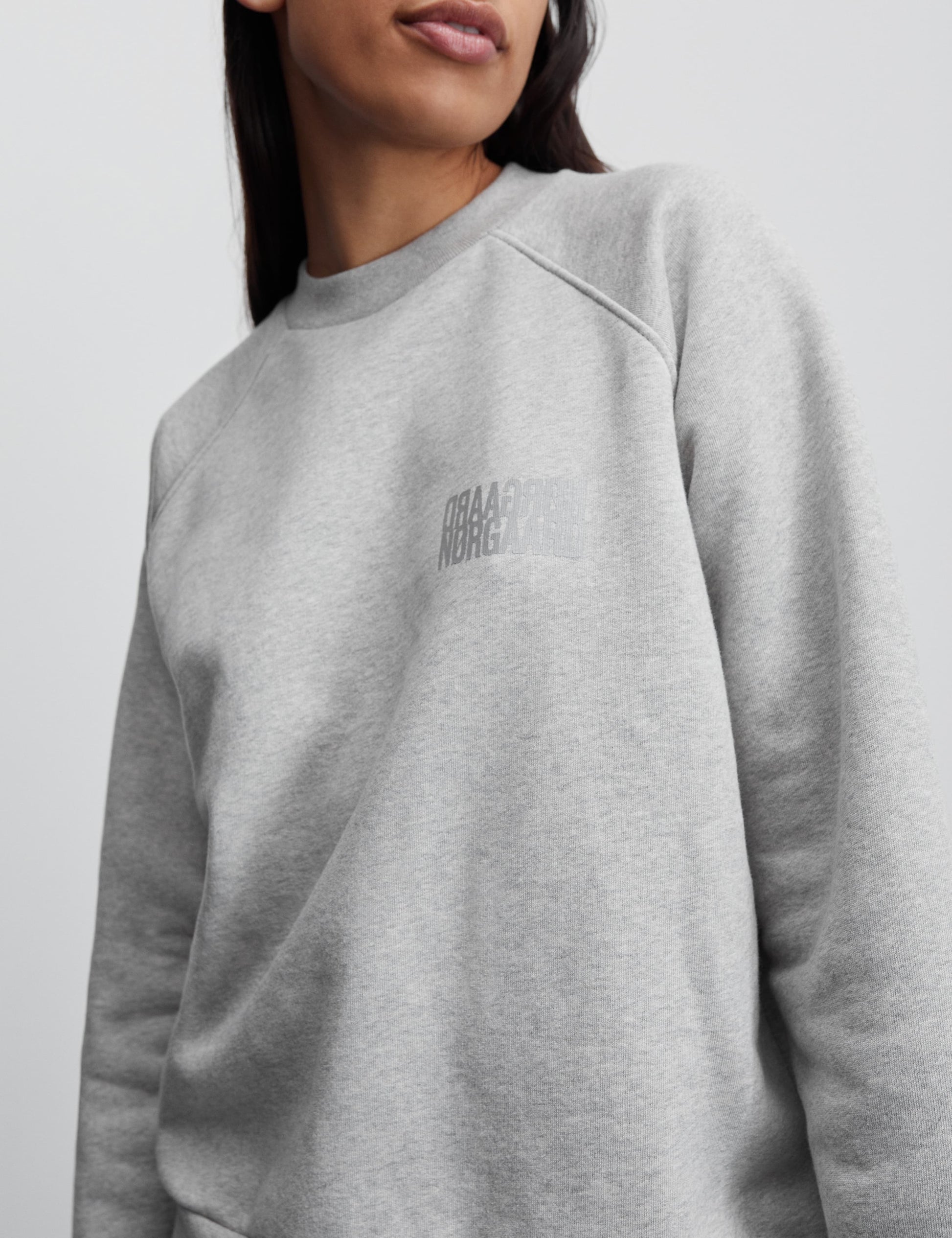 Organic Sweat Allium Sweatshirt, Light Grey Melange – MADS