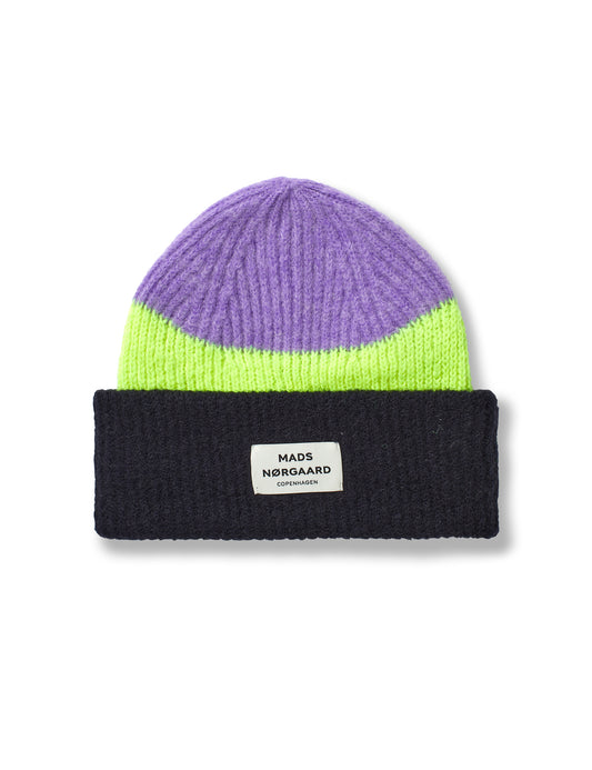 Tosca Anuska Stripe Hat, Deep Well/Viola