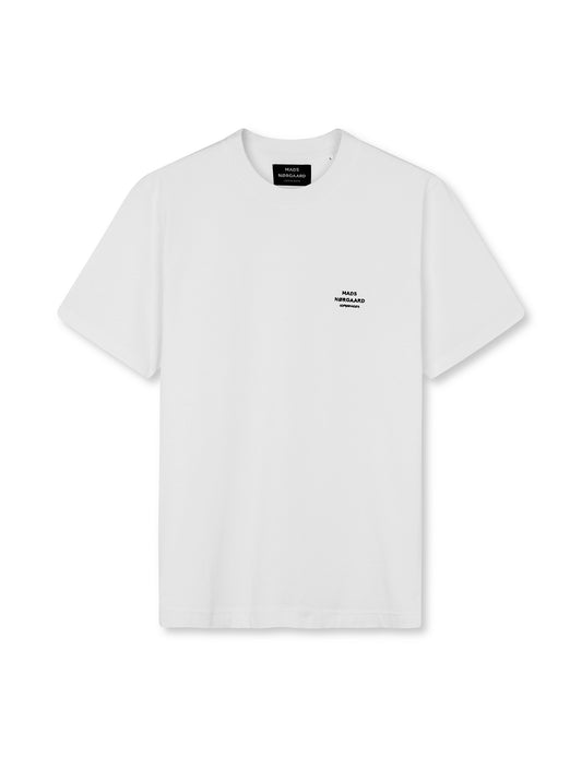 Cotton Jersey Frode Emb Logo Tee, White