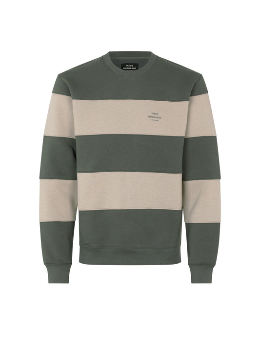 Standard Crew Panel Logo Sweat, Beluga/Seneca Rock