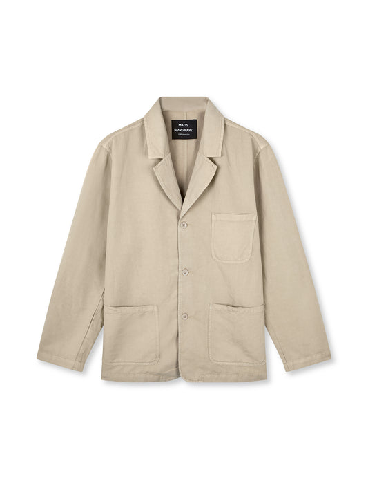 Cotton Lin Twill August Blazer, Trench Coat