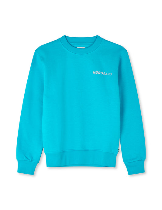 Organic Sweat Solo Sweatshirt, Peacock Blue