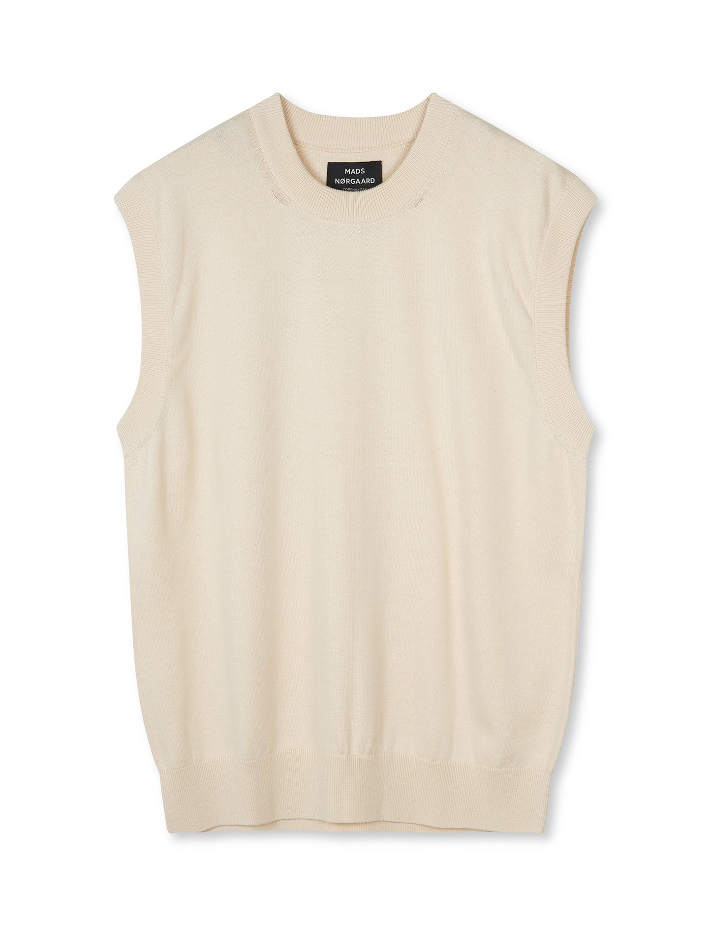 Tight Cotton William Vest, Birch