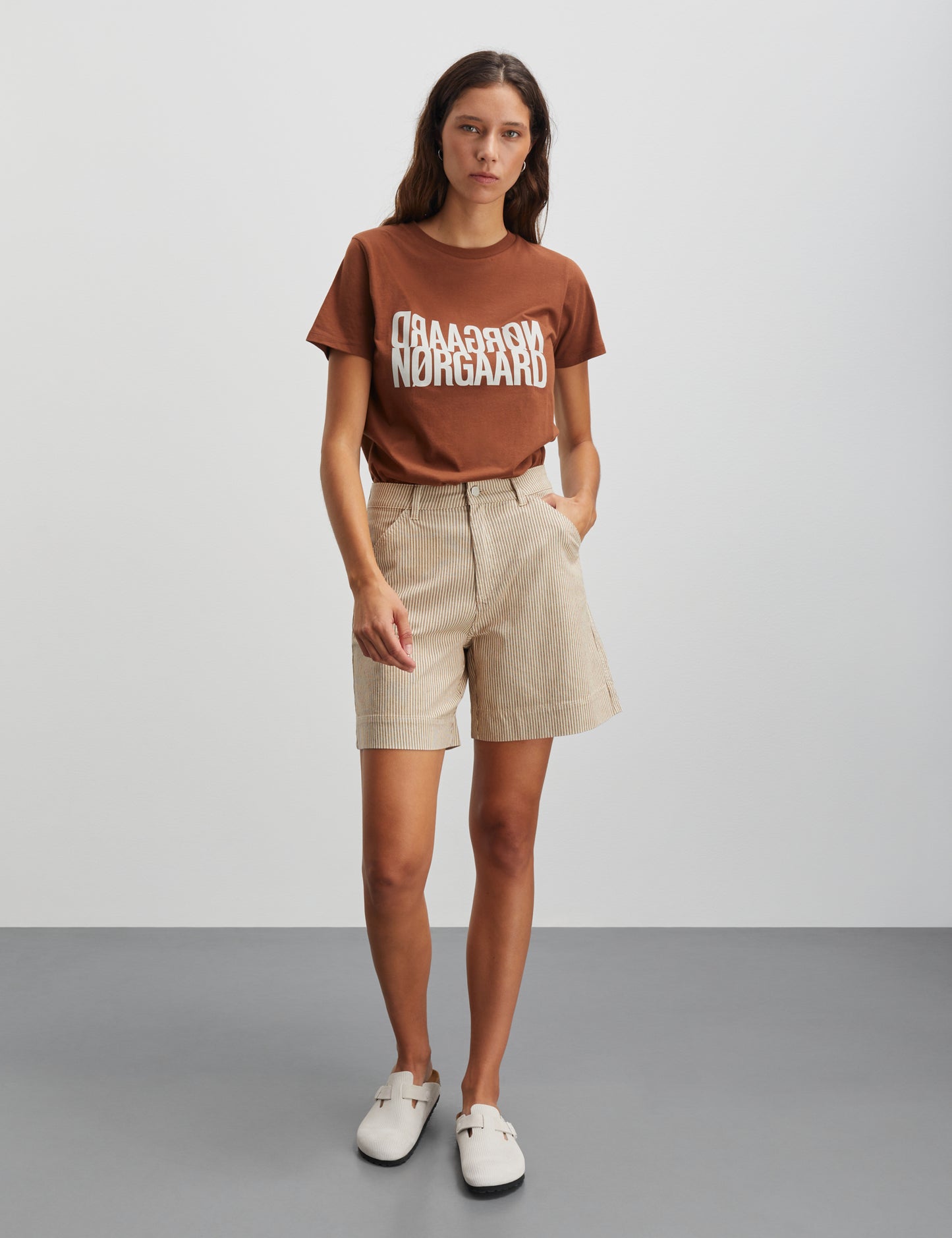 Single Organic Trenda P Tee, Cambridge Brown