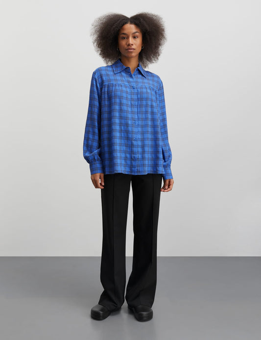 Check Pop Vina Shirt, Amparo Blue Check