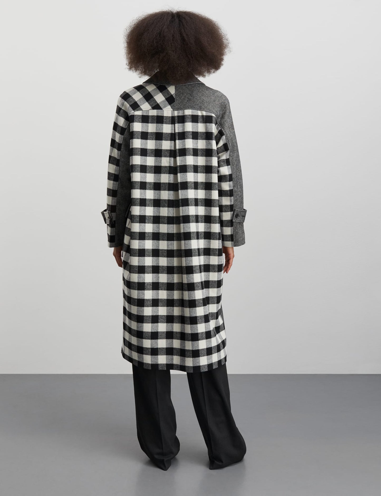 Bondu Jami Coat, Black/Arctic Wolf