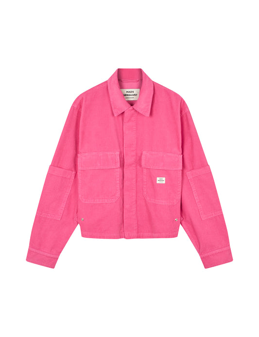 Mini Cord Soleil Jacket, Carmine Rose