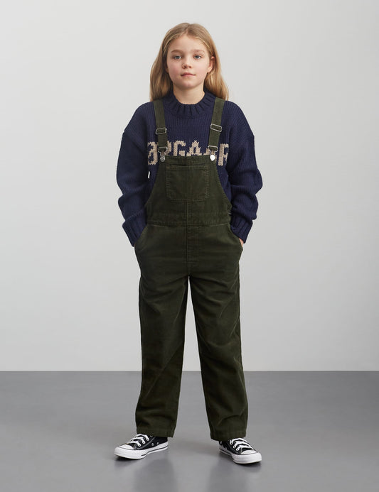 Mini Cord Fidel Overall Pants, Rosin