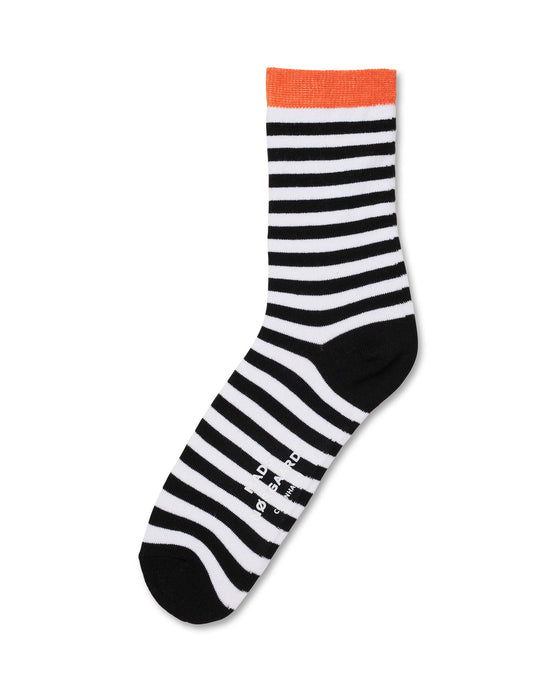 Sock Pair Ana Mix, Black stripe/White Dot