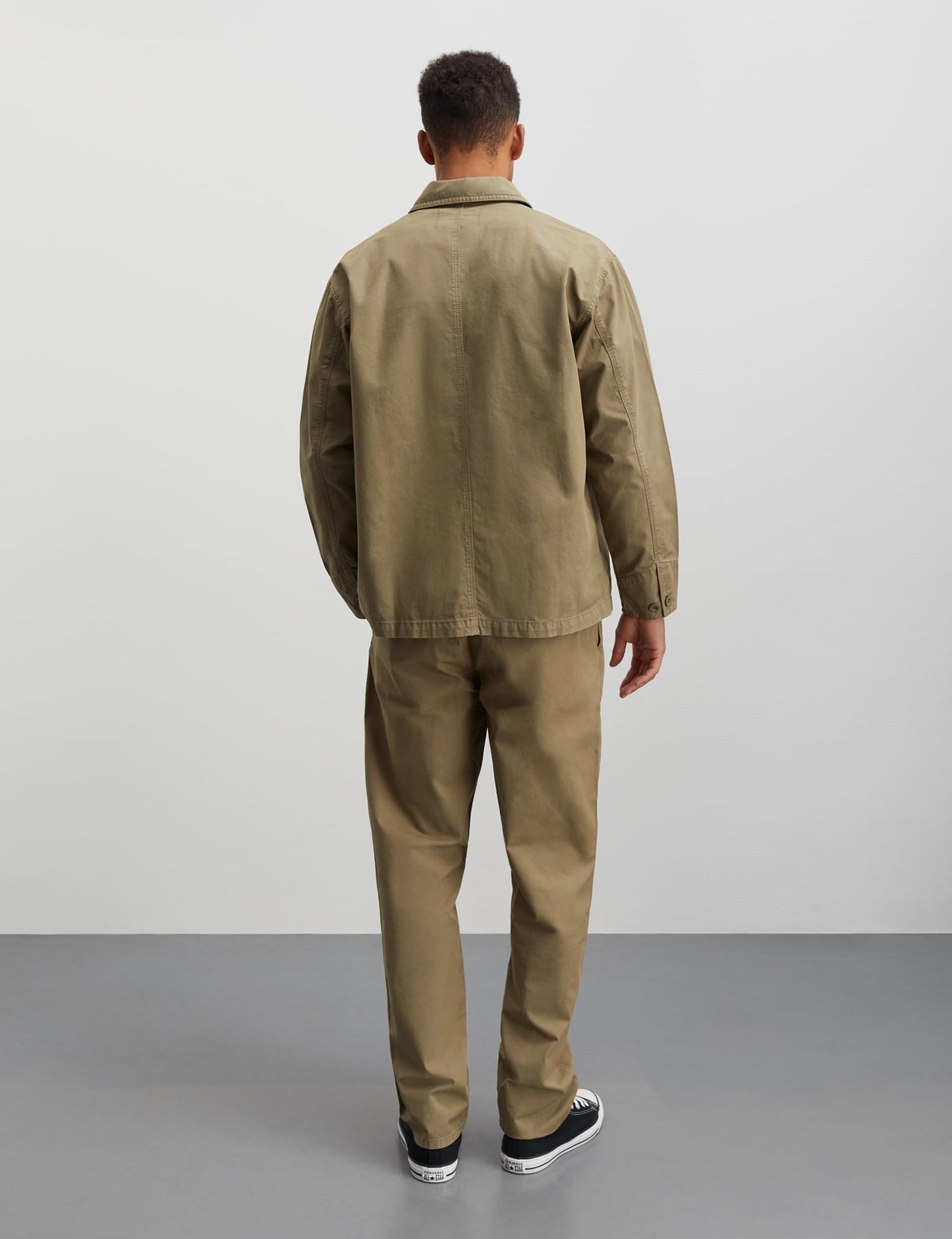 Fine Twill Chore Jacket, Silver Sage