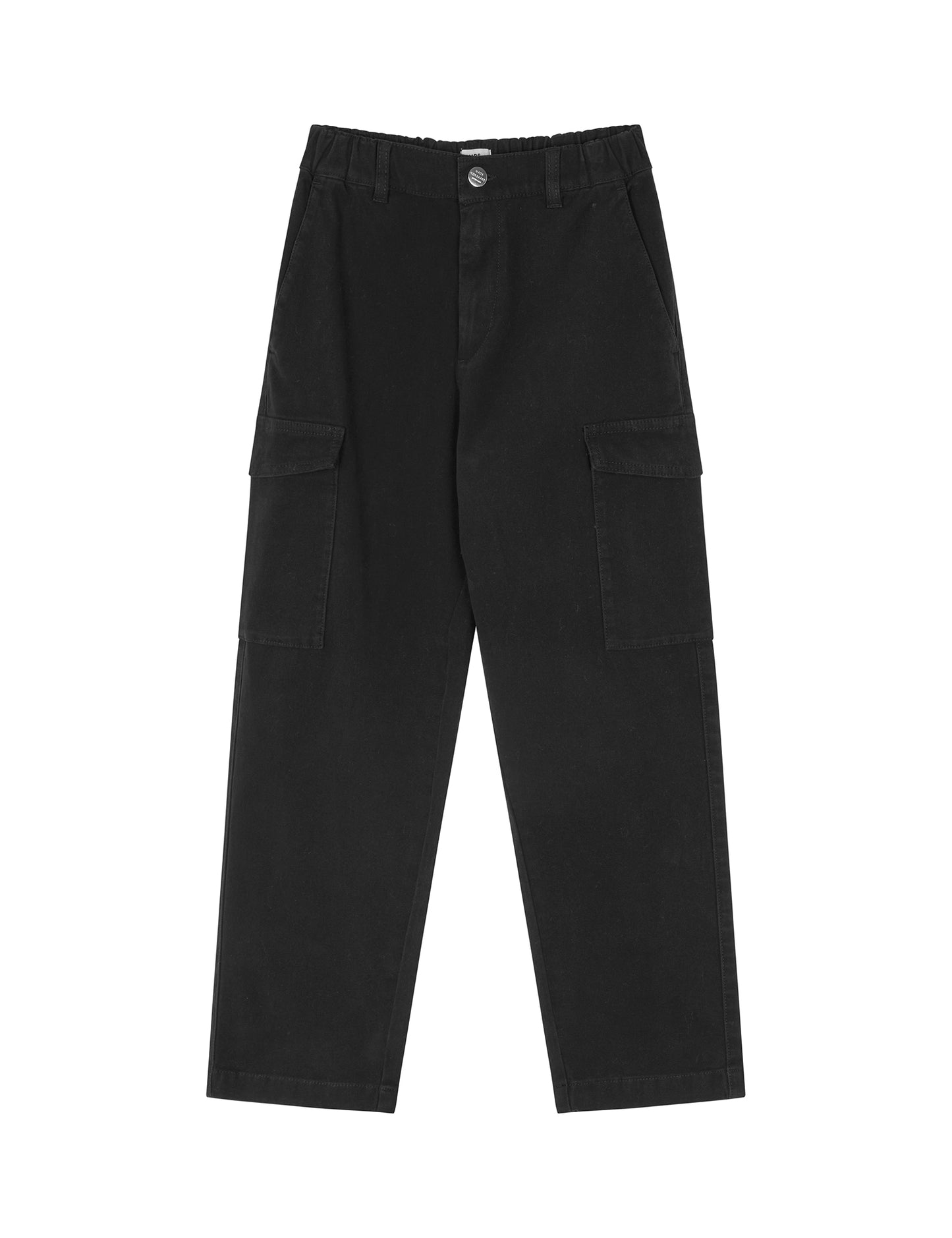 Soft Canvas Cargoni Pants, Black