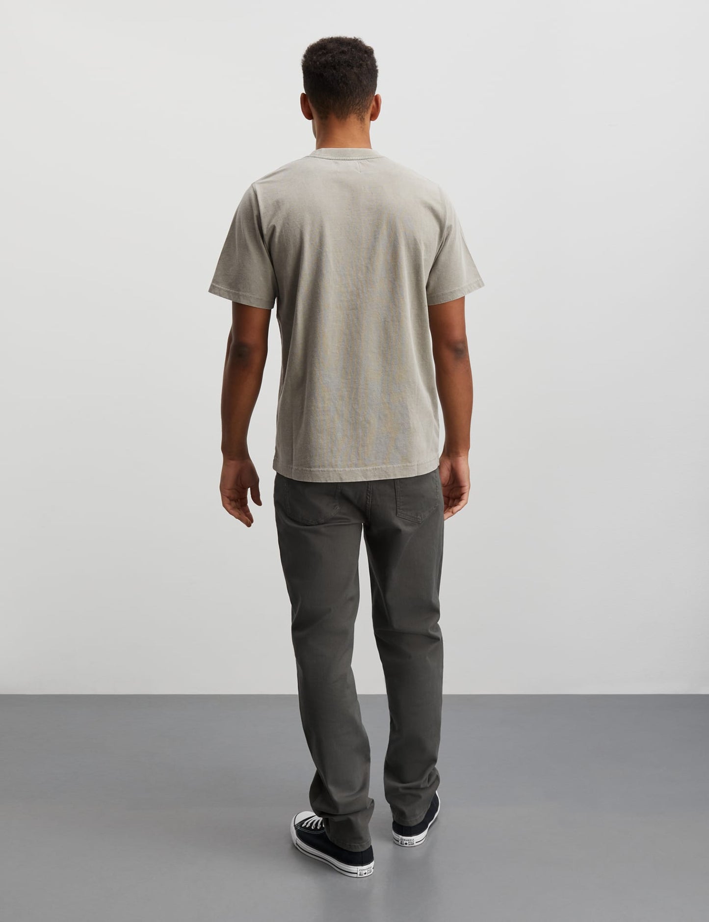 Cotton Jersey Dye Frode Tee, Silver Sage