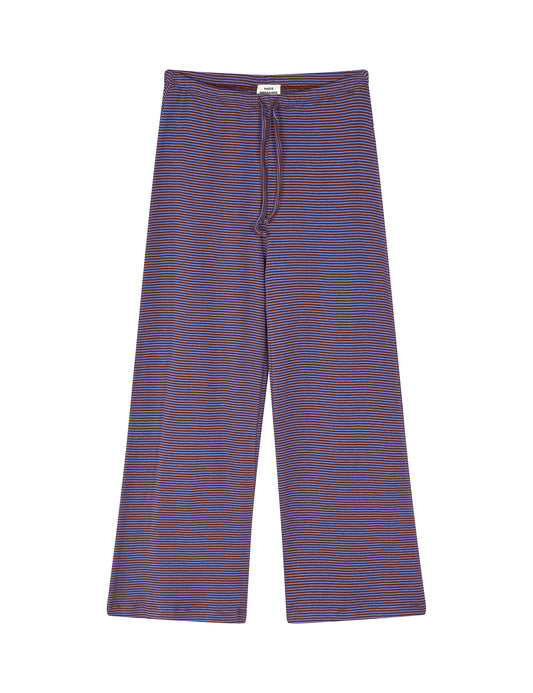 2x2 Cotton Stripe Verona Pants, Sassafras/Amparo Blue