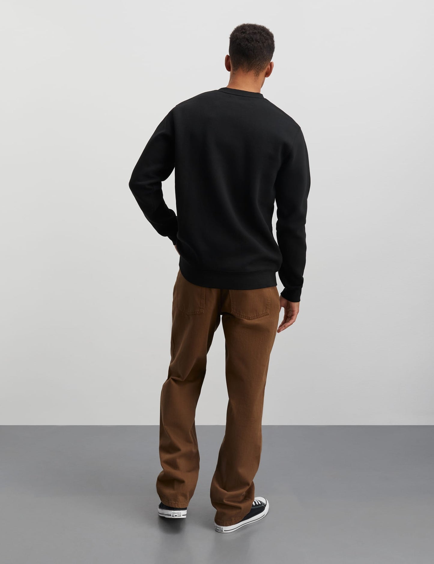 Standard Crew Poloroide Sweat, Black