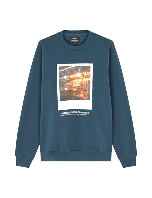 Standard Crew Poloroide Sweat, Midnight Navy