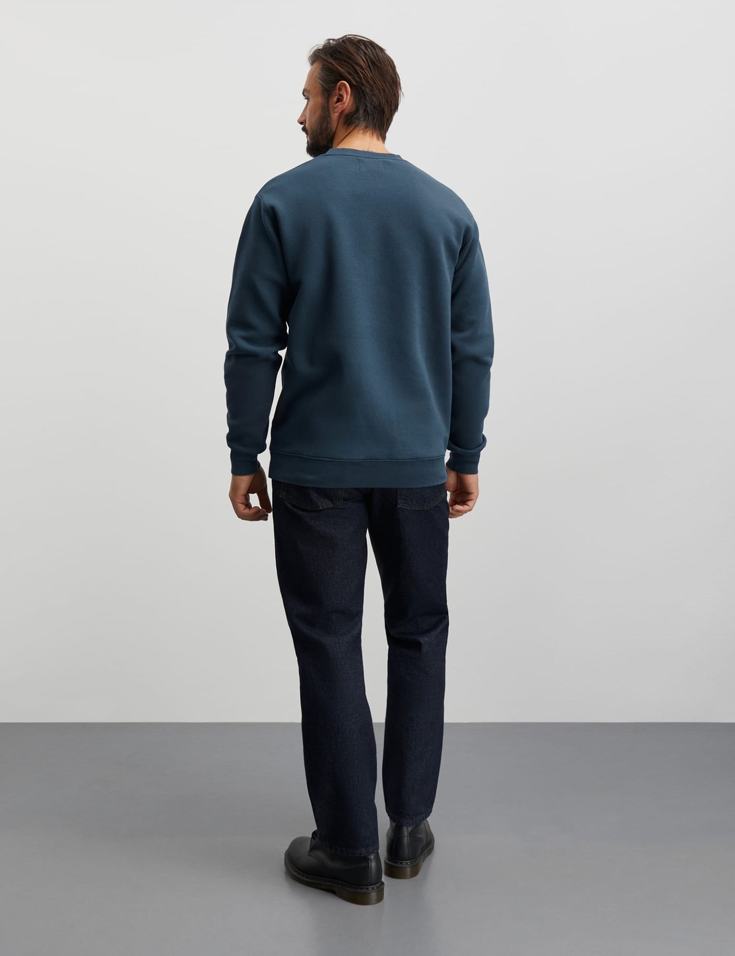 Standard Crew Poloroide Sweat, Midnight Navy