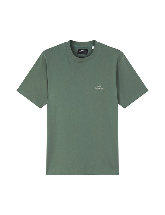 Cotton Jersey Frode Emb Logo Tee, Duck Green