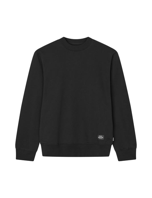 Light Terry Solo Sweatshirt, Black