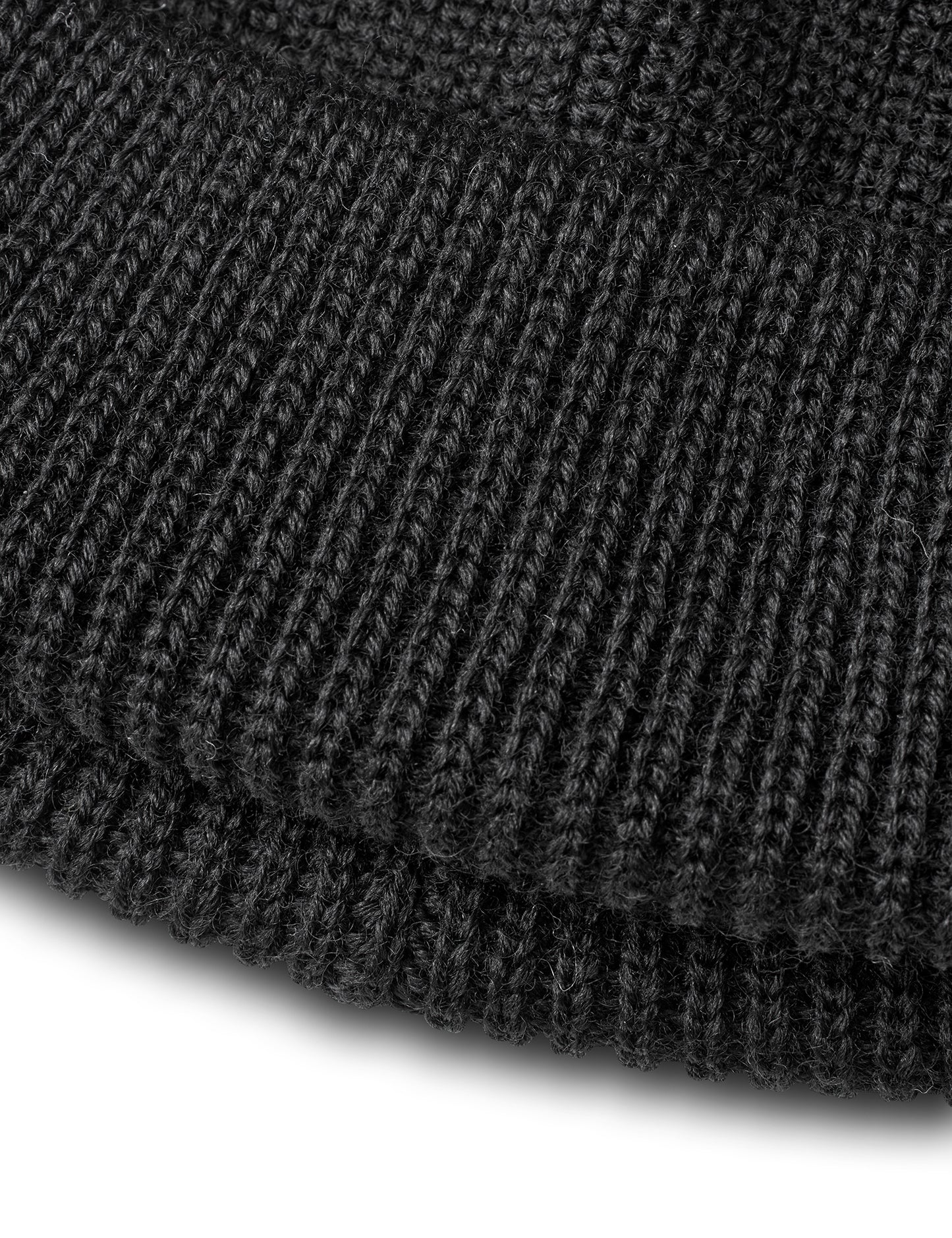 Wool Otto Beanie, Black