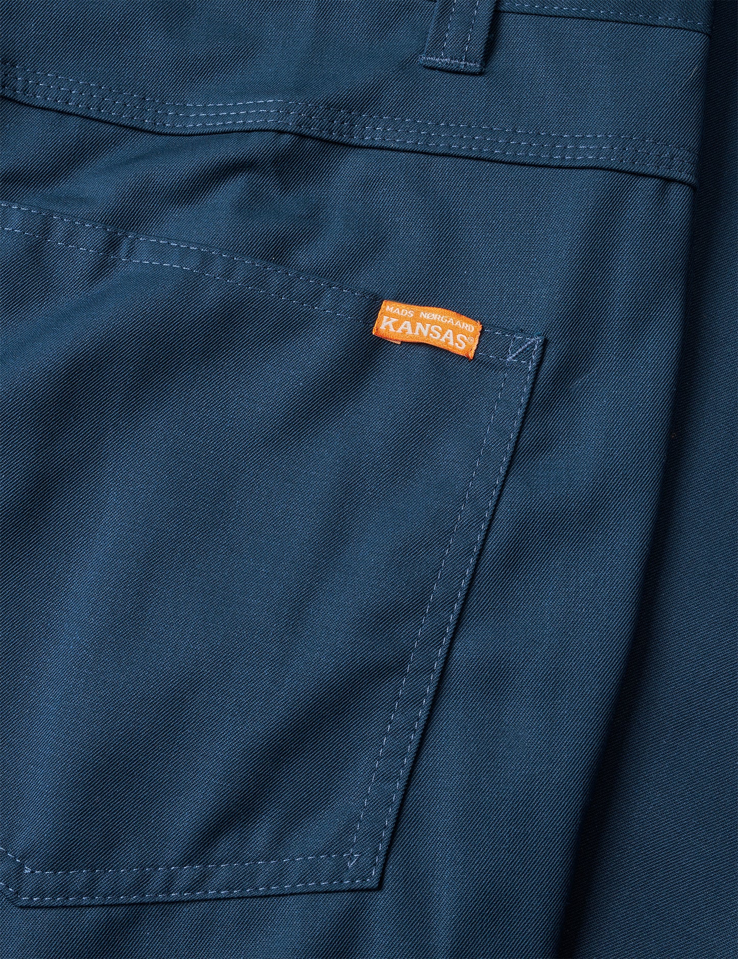 Kansas MN Twill Trousers, Navy