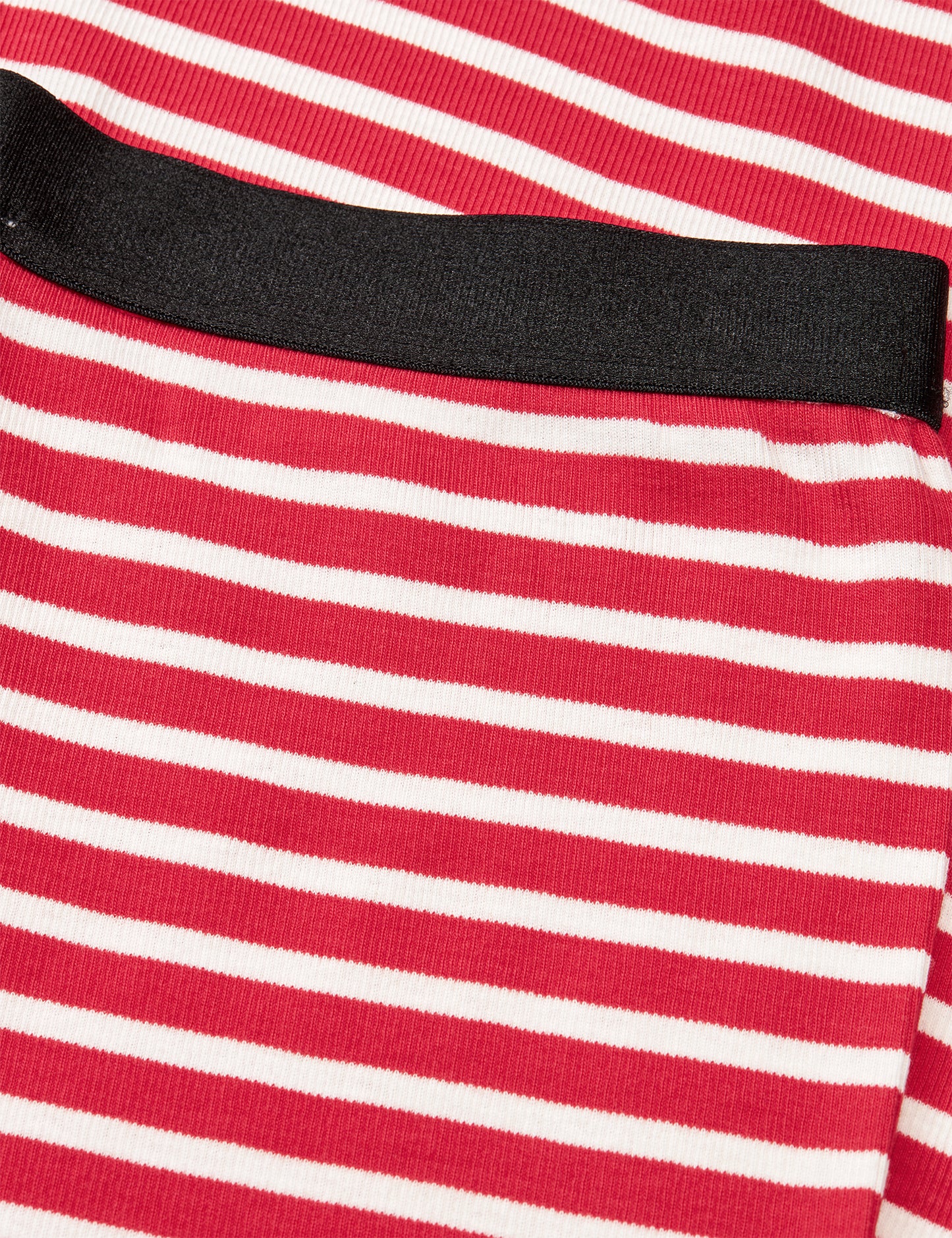 2x2 Cotton Stripe Veran Pants, High Risk Red/White Alyssum