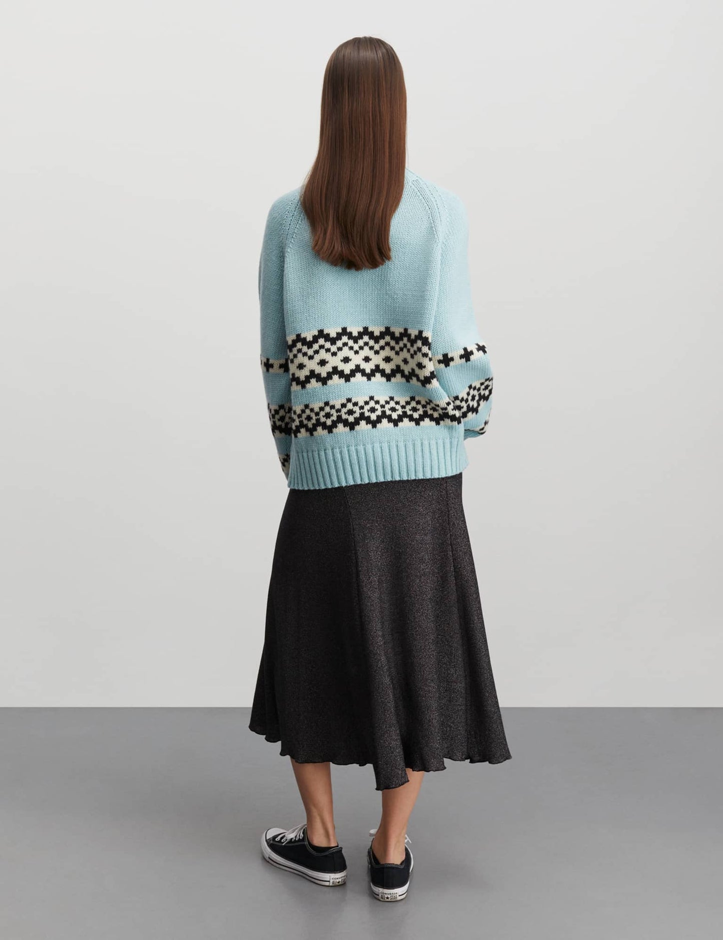 Recycled Iceland Bjarki Sweater, Iced Aqua