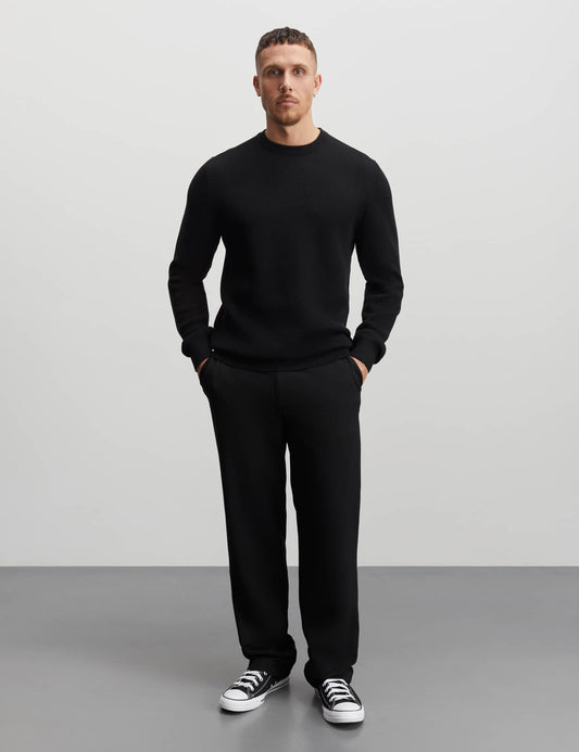 Tight Cotton Emil Knit, Black